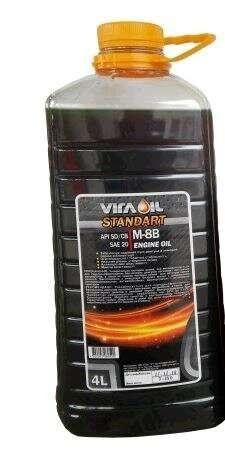Масло 2Т, 4л (SAE 20, минеральное, М-8В SD/CB VIRA OIL #VI0317 (M-41699) M-41699 фото